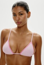 Frankies Bikinis Lumia Ribbed Triangle Bikini Top