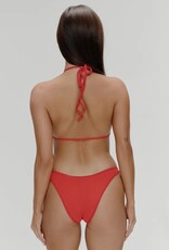 Frankies Bikinis Harper Ribbed Cheeky Bikini Bottom