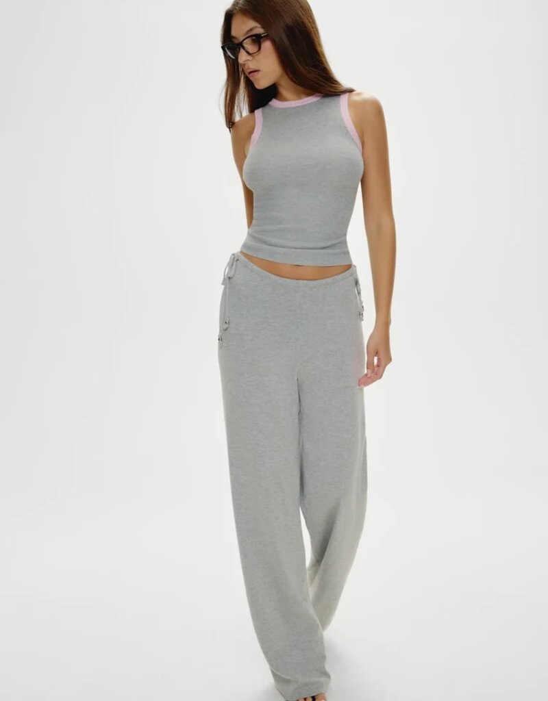 Frankies Bikinis Breeze Low Rise Knit Pants