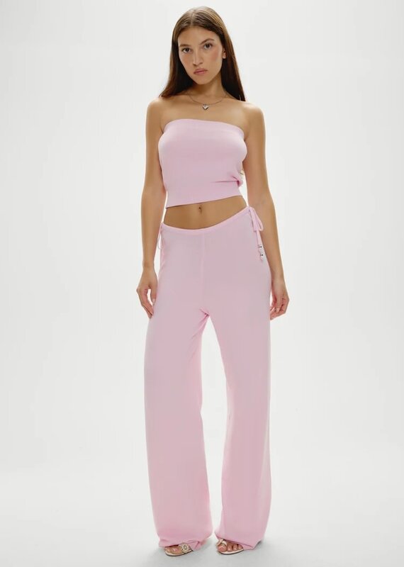 Frankies Bikinis Breeze Low Rise Knit Pants