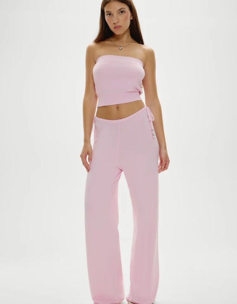 Frankies Bikinis Breeze Low Rise Knit Pants