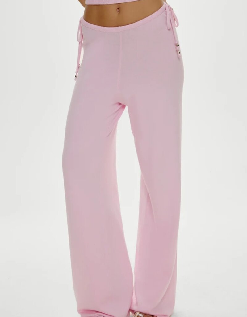 Frankies Bikinis Breeze Low Rise Knit Pants