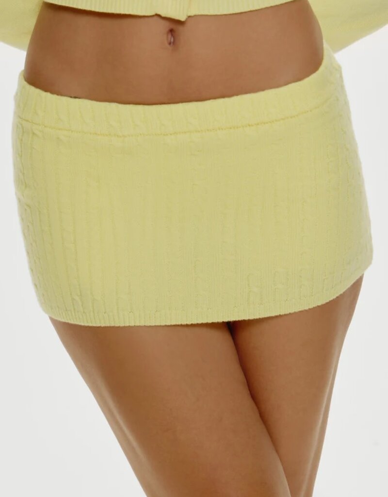 Frankies Bikinis Marialla Cable Knit Mini Skort