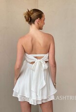 Ada Shimmer Twist Bust Mini Dress