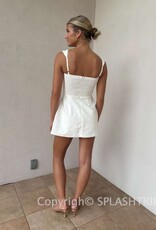 Double Pocket Square Neck Mini Dress