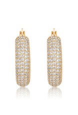 Sparkle Bits Mini Crystal Hoops Clear G