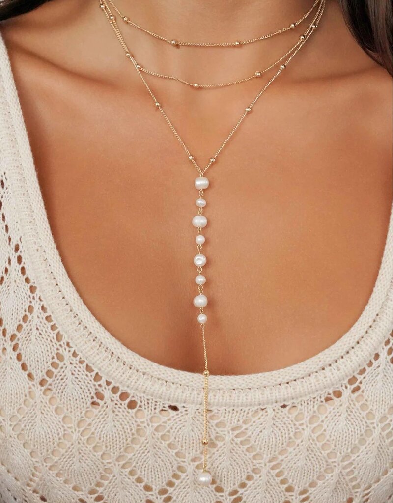 Coastal Pearl Lariat G