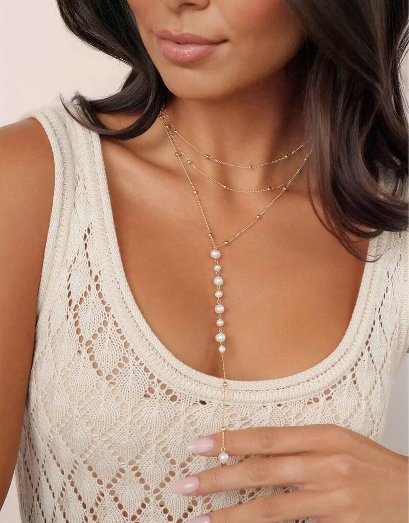 Coastal Pearl Lariat G