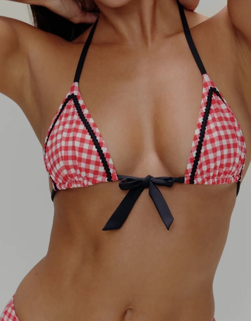Frankies Bikinis Coastal Micro Triangle Bikini Top