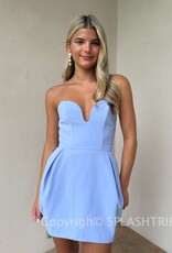 Amanda Uprichard Strapless Rosiella Mini Dress
