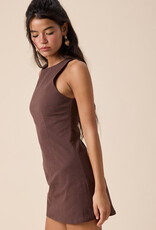 Fitted Sleeveless Shift Mini Dress