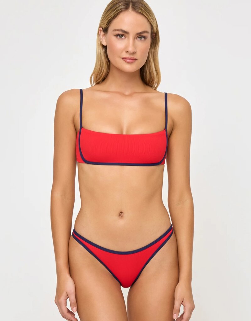 L Space Suzi Ribbed Bikini Bottom Classic
