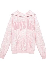 Boys Lie Pink Manhunt Racer Hoodie