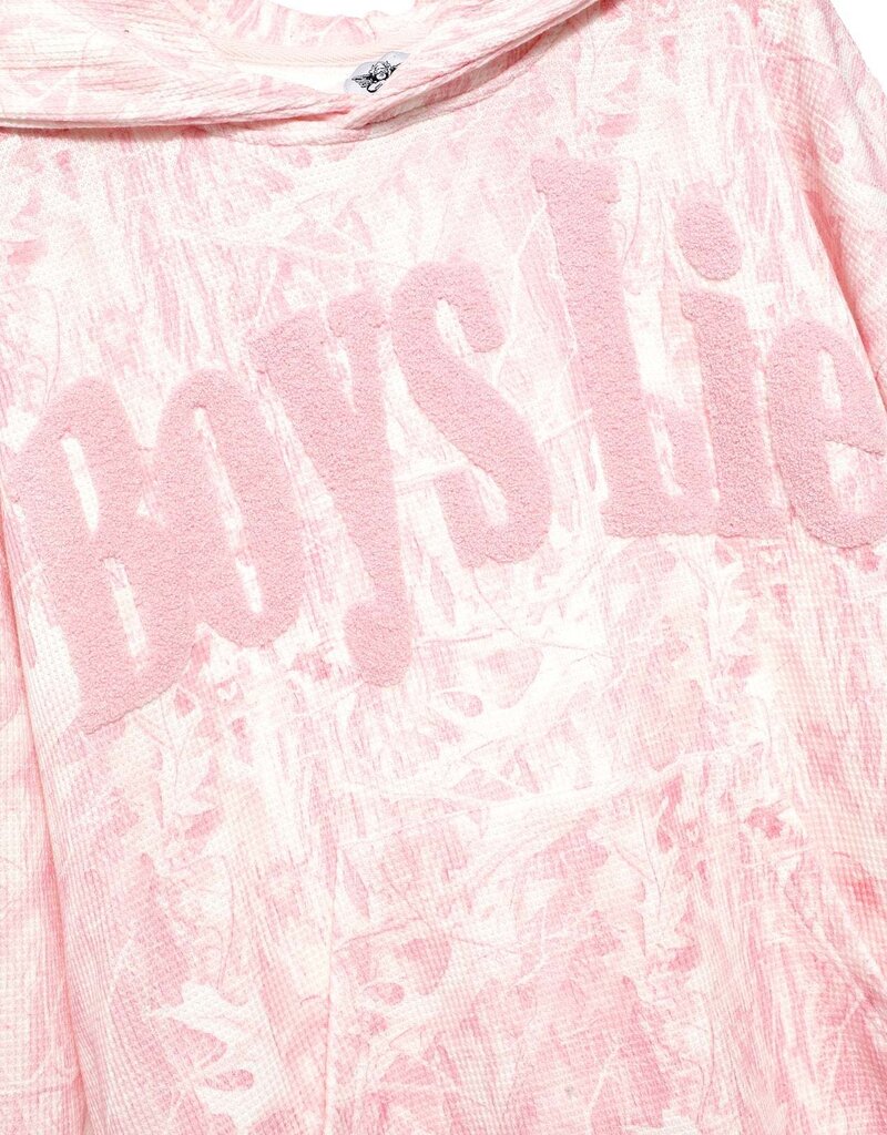 Boys Lie Pink Manhunt Racer Hoodie