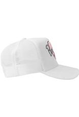 Boys Lie Yours Truly Trucker Hat White