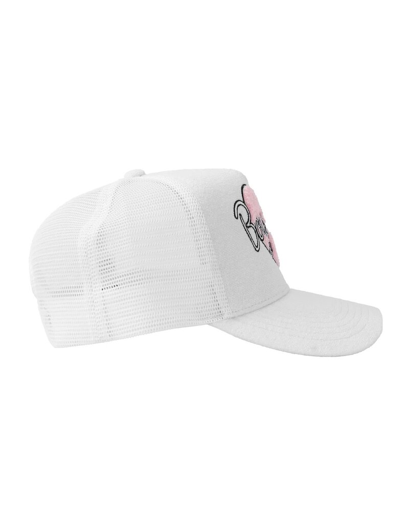 Boys Lie Yours Truly Trucker Hat White