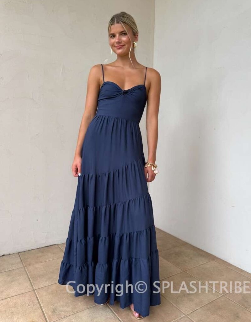 Cami Strap Tiered Maxi Dress