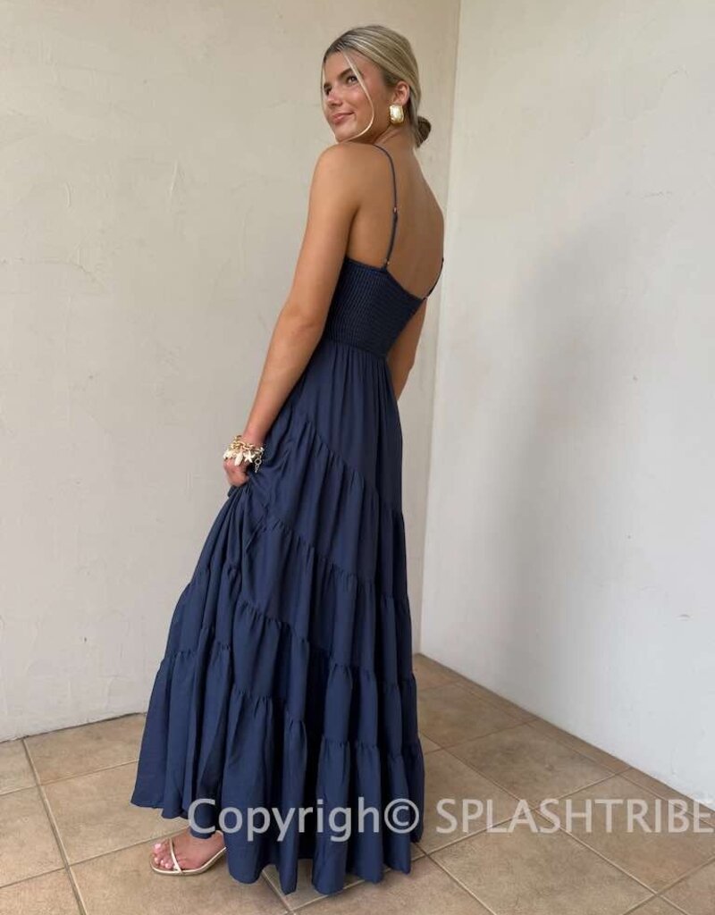 Cami Strap Tiered Maxi Dress