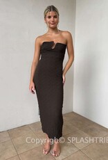 Textured Puzzle Maxi Dress