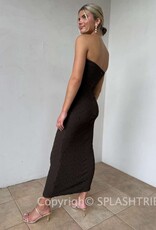 Textured Puzzle Maxi Dress