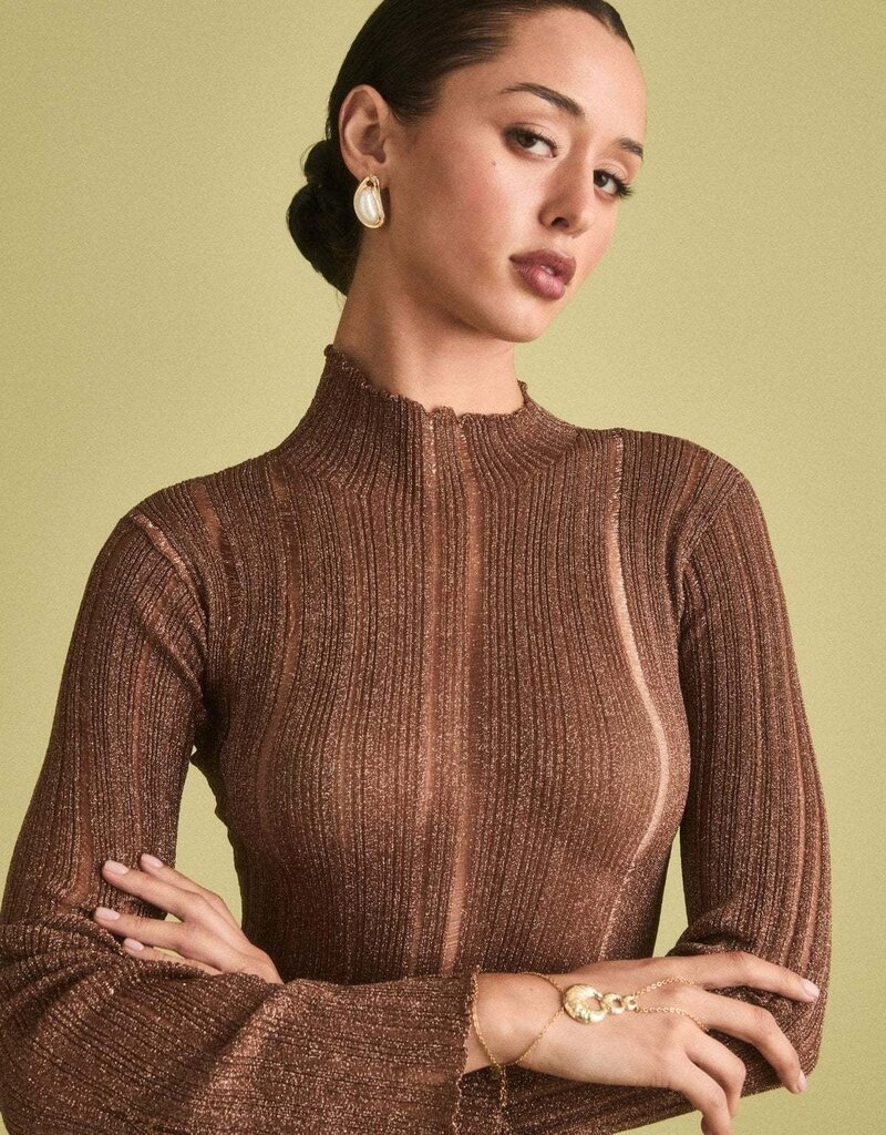 Valia Stud Earrings Gold/Pearl