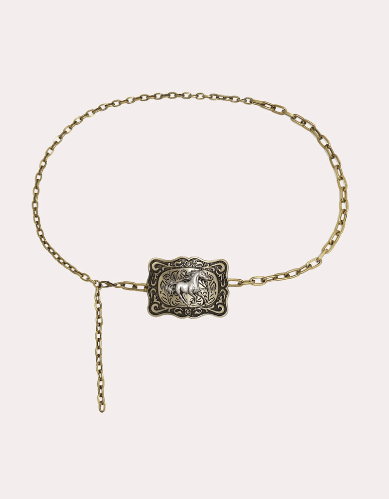 Rodeo Chain Belt Gold