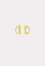 Valia Stud Earrings Gold/Pearl