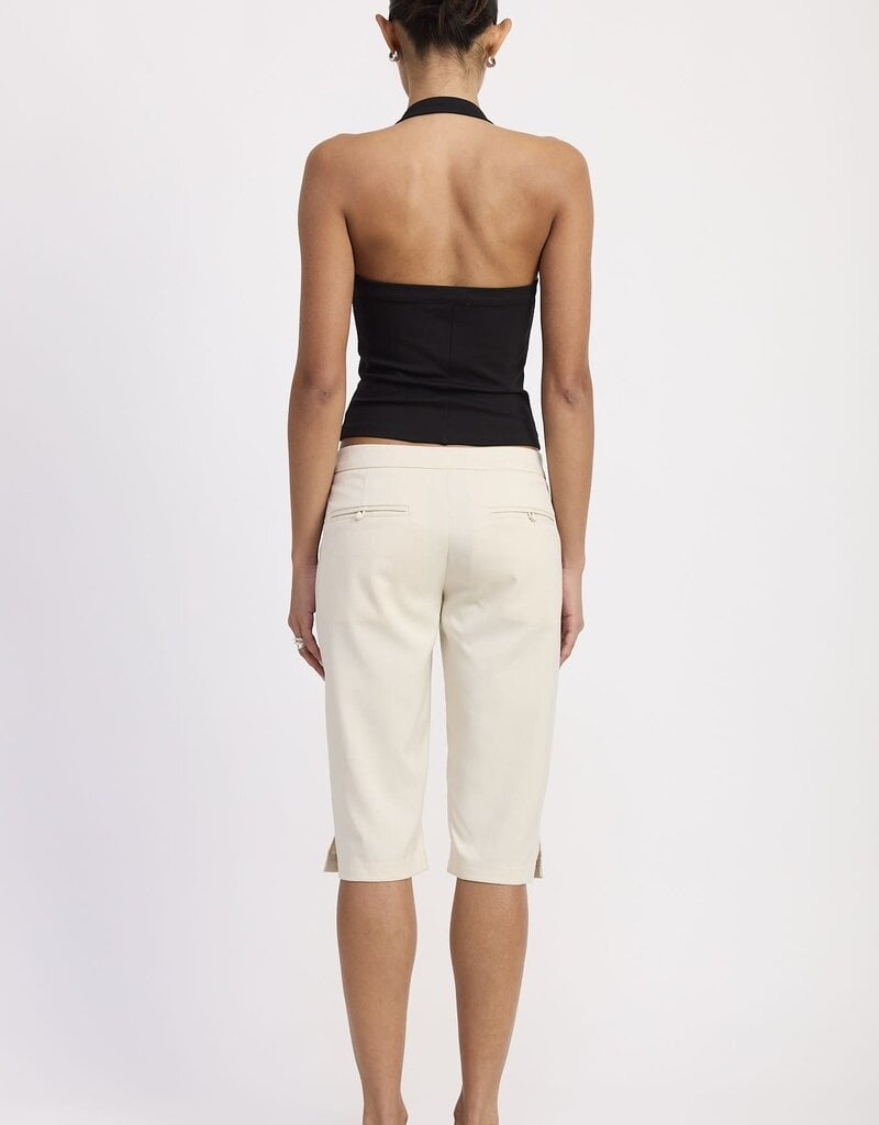 Metal Link Detail Halter Top
