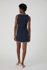 Azra Twill Contrast Mini Dress