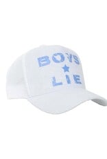 Boys Lie I'm The Captain Trucker Hat White