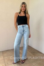 Metal Link Detail Halter Top