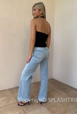 Metal Link Detail Halter Top