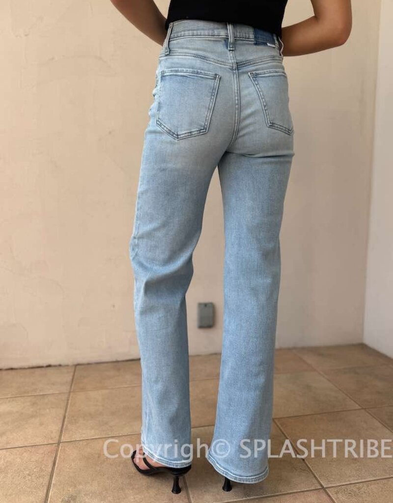 Far Out High Rise Wide Leg Jean