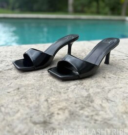 Open Square Toe Heel