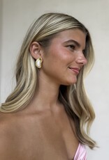Valia Stud Earrings Gold/Pearl