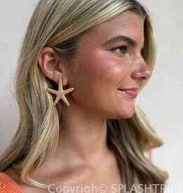 Statement Starfish Stud Earrings G