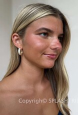 Sparkle Bits Mini Crystal Hoops Clear G