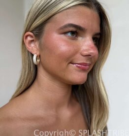 Sparkle Bits Mini Crystal Hoops Clear G