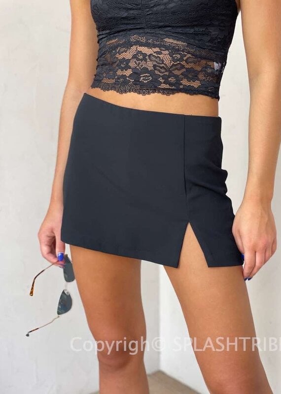 Burch Slit Front Mini Skort