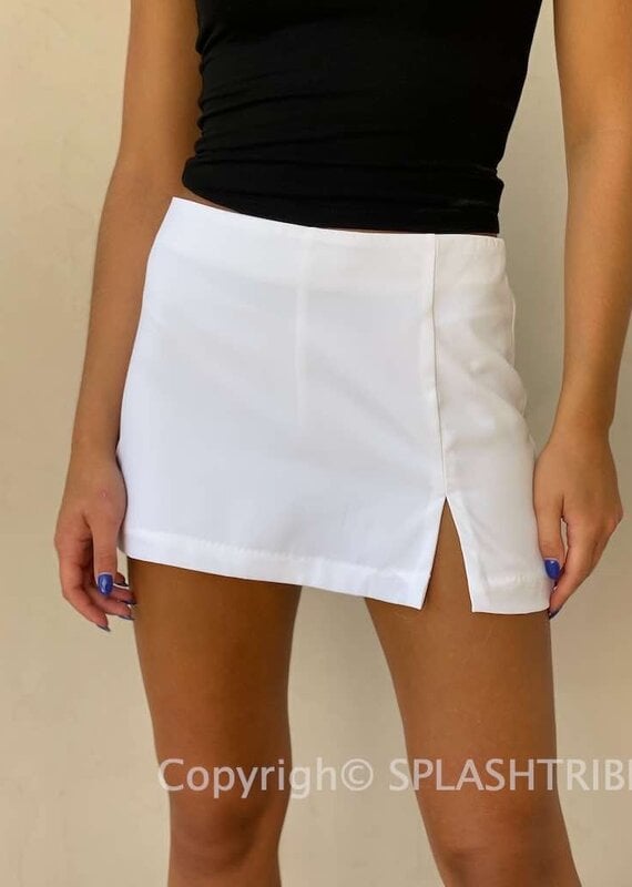Burch Slit Front Mini Skort