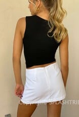 Burch Slit Front Mini Skort