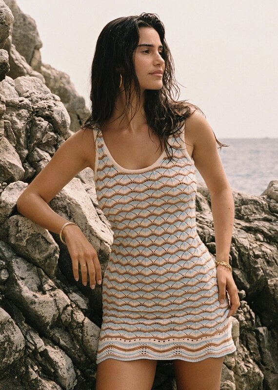 L Space Sunchaser Knit Mini Dress