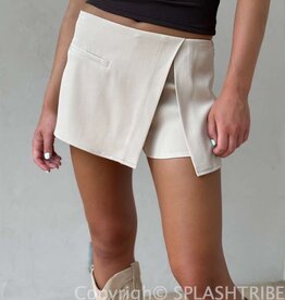 Woven Wrap Skort