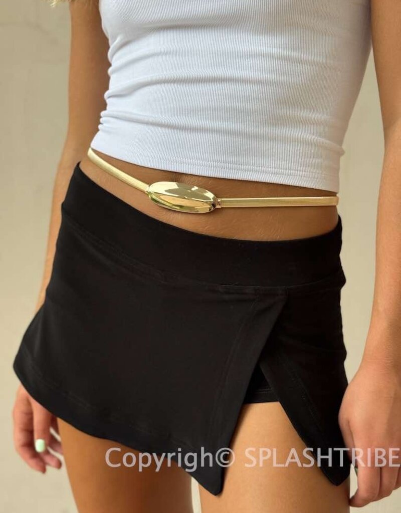 Slit Front Micro Skort