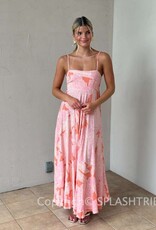 Cami Strap Large Floral Maxi Dress