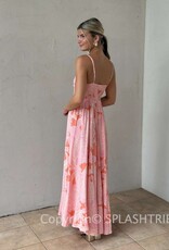 Cami Strap Large Floral Maxi Dress
