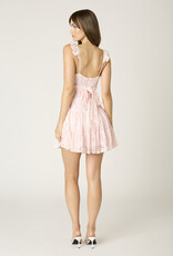 Bree Lace Tie Back Mini Dress