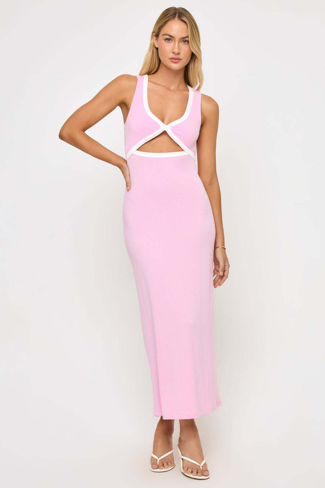 Steph Midi Dress - SPLASH