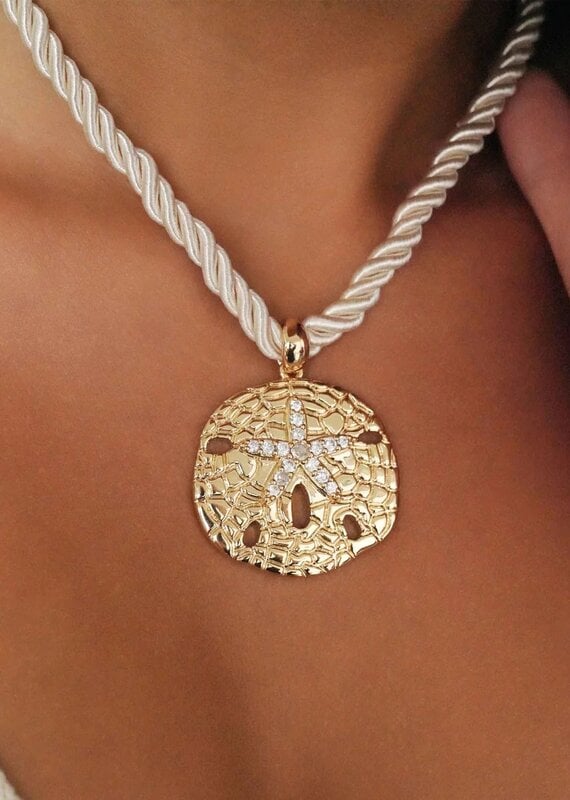 Sand Dollar Pendant Necklace G