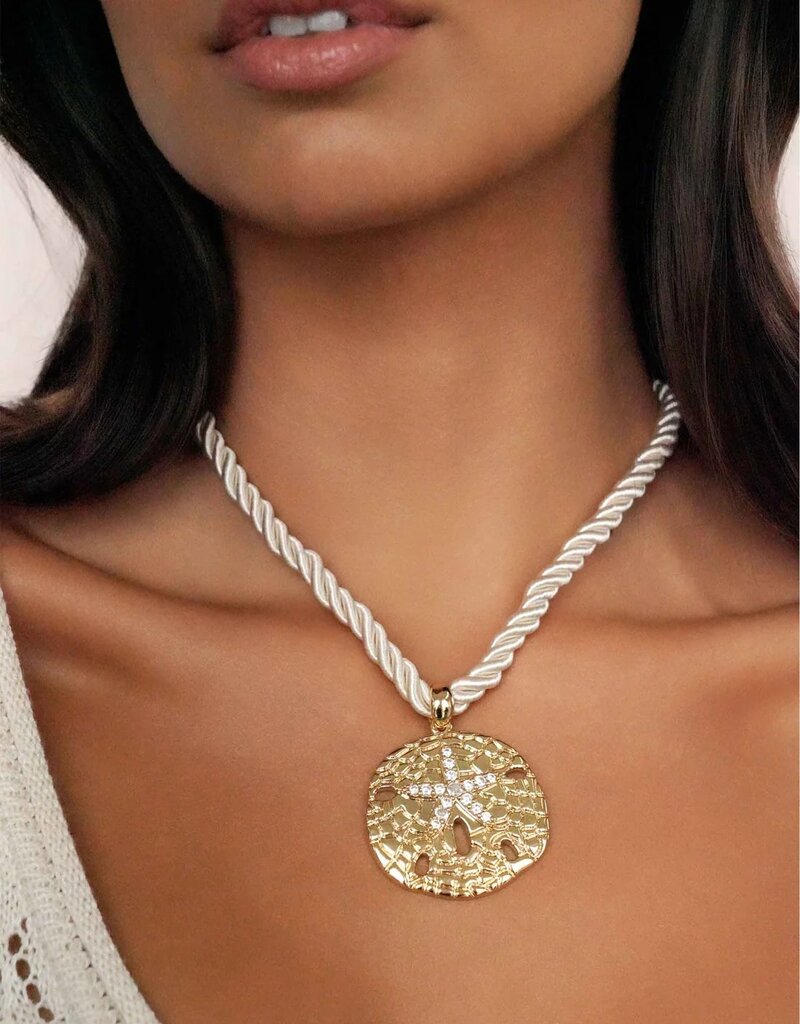 Sand Dollar Pendant Necklace G